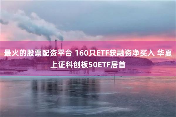 最火的股票配资平台 160只ETF获融资净买入 华夏上证科创板50ETF居首